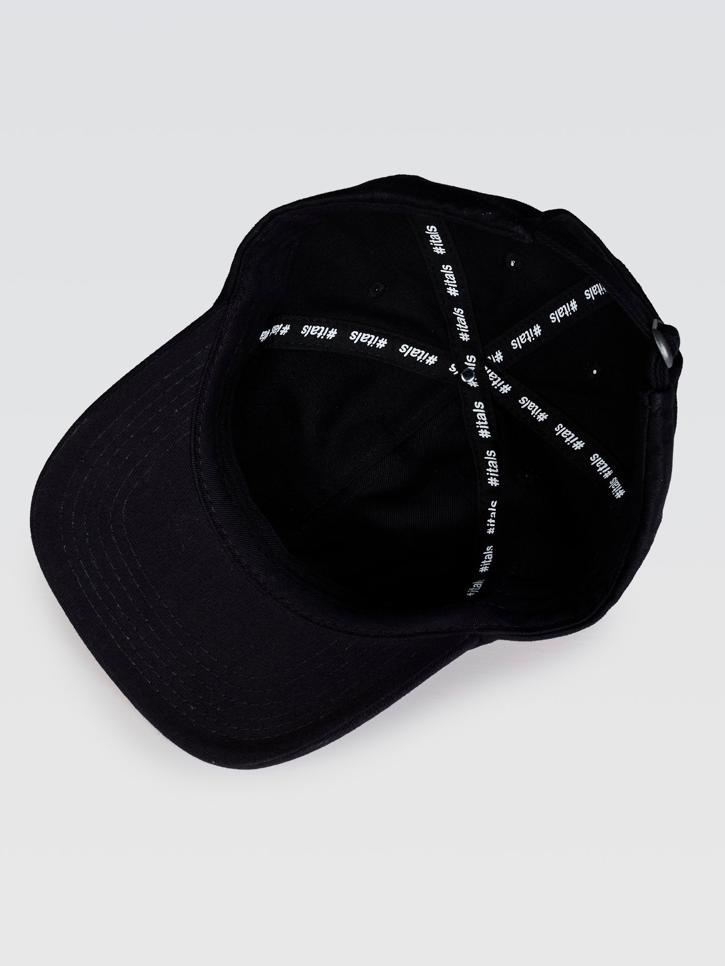 Boné Dad Hat #itals Impossible Preto