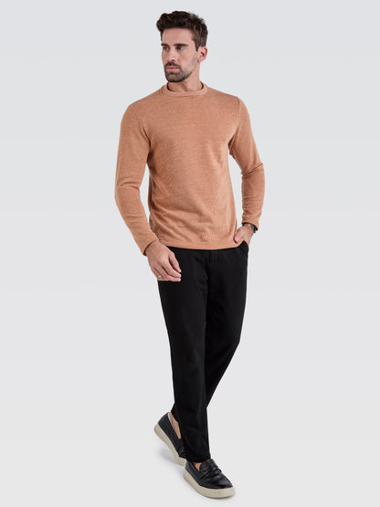 Suéter Tricot Ferrugem