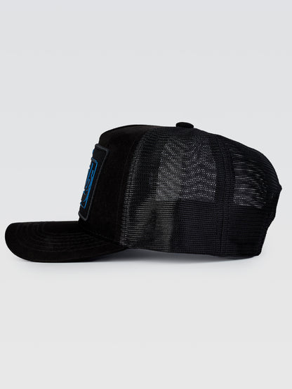 Boné Trucker #itals Impossible Preto — Mágico Azul