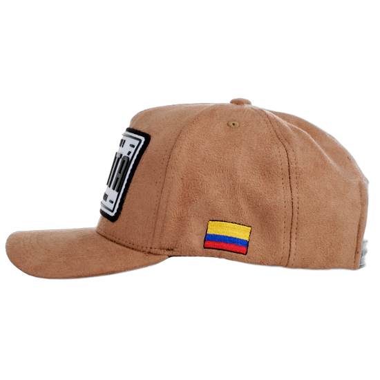 Boné Itals Bogotá Caramelo Suede