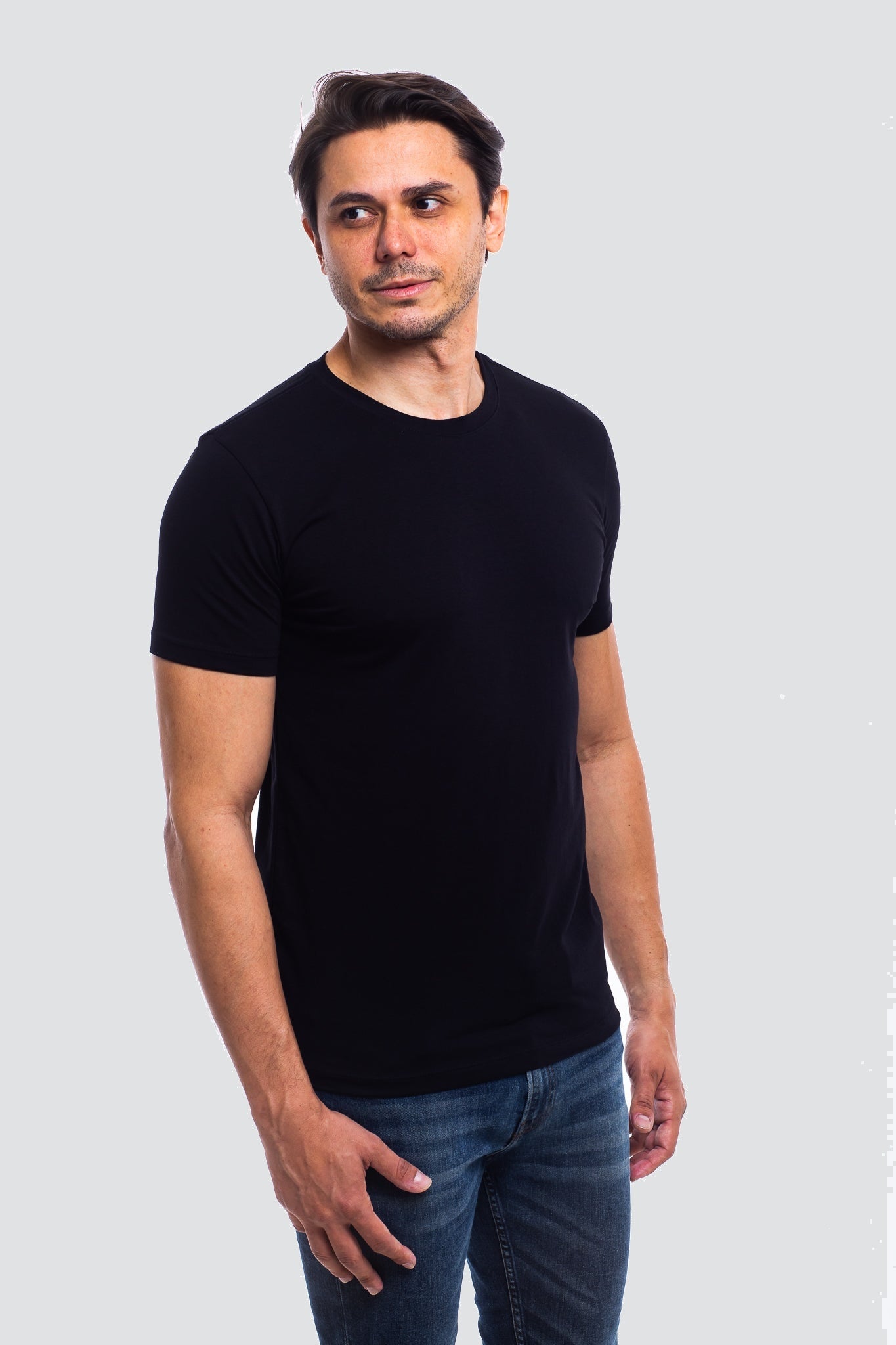 Camiseta Básica Preto Lisa