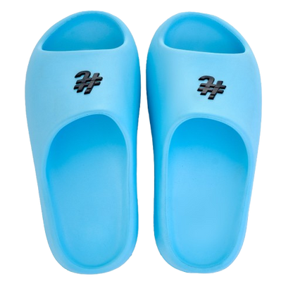 Chinelo itals Nuvem Azul Turquesa Brasão Black